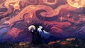 Dimitri night sky mini print