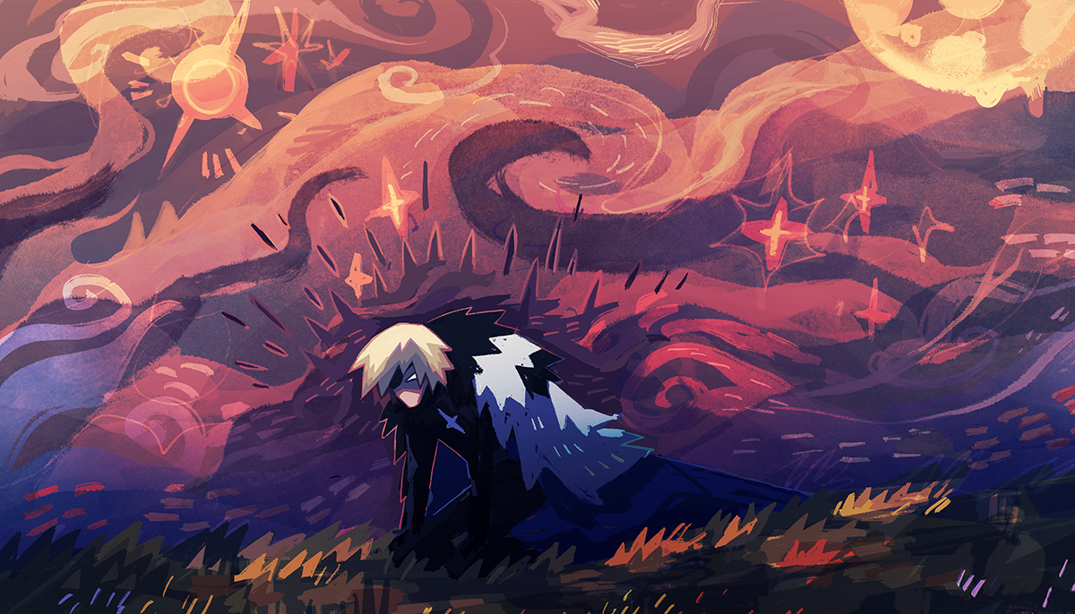 Dimitri night sky mini print