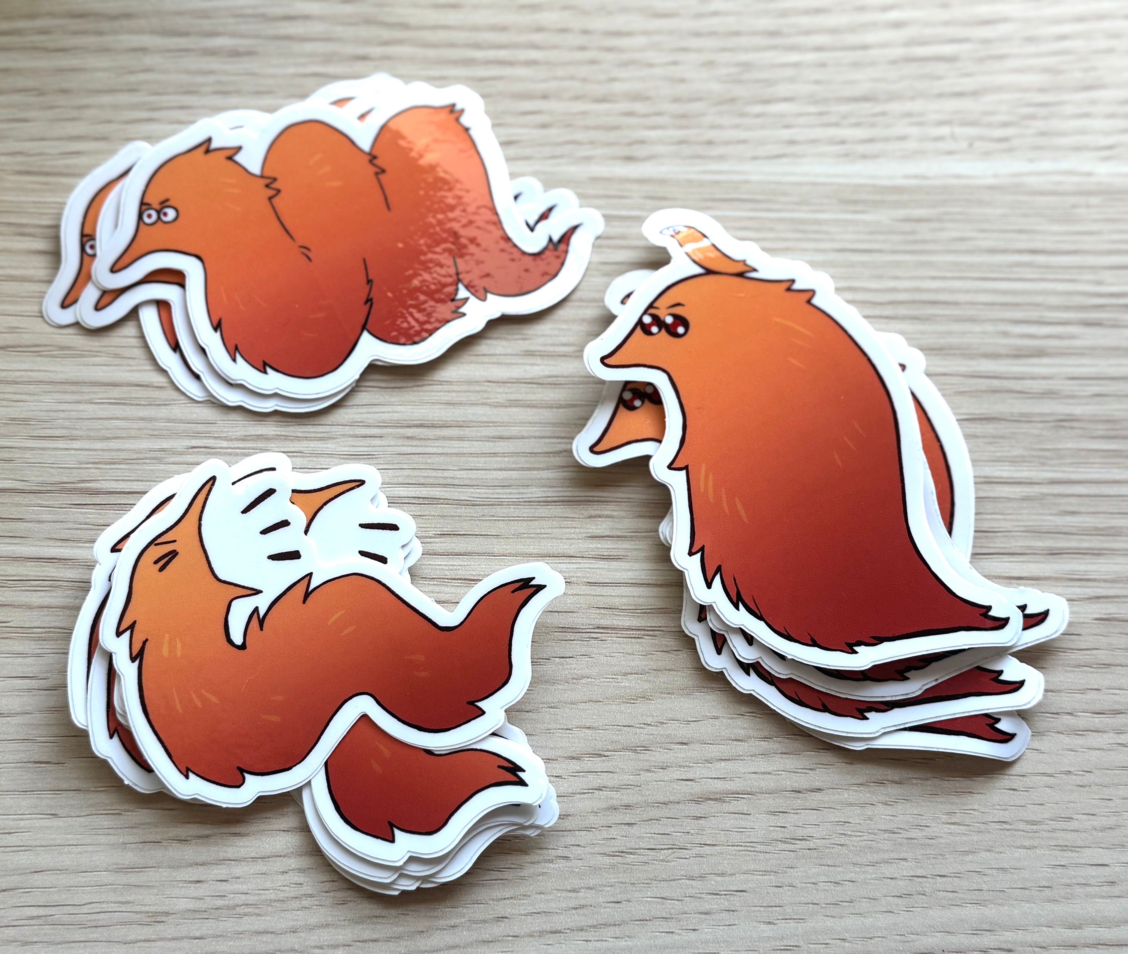 Sylvorm on a string stickers