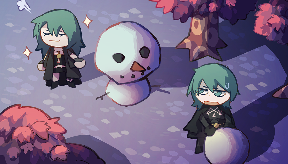 FE3H x ACNH Snowman Small Print