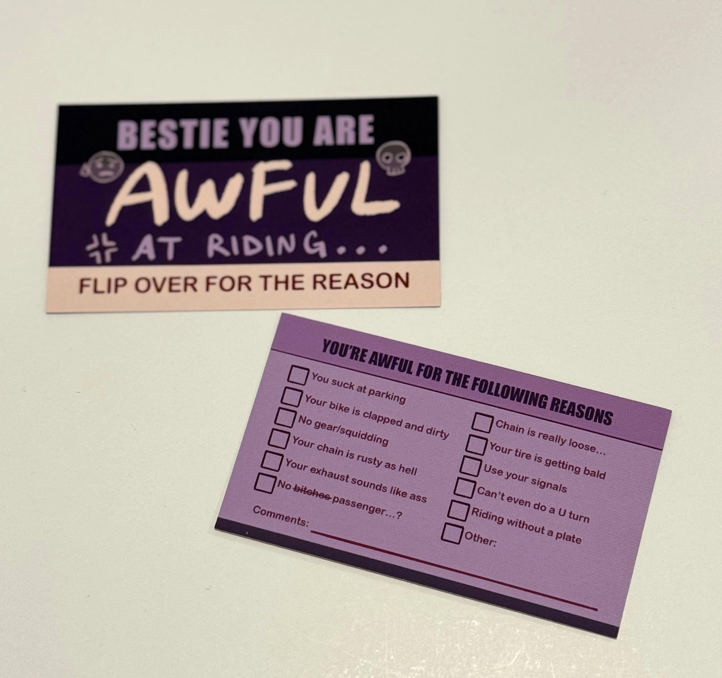 Bestie You're Awful at Riding