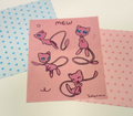 Mew sticker sheet